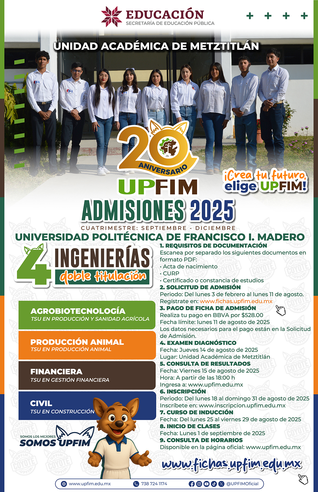 Convocatoria de la Unidad Academica